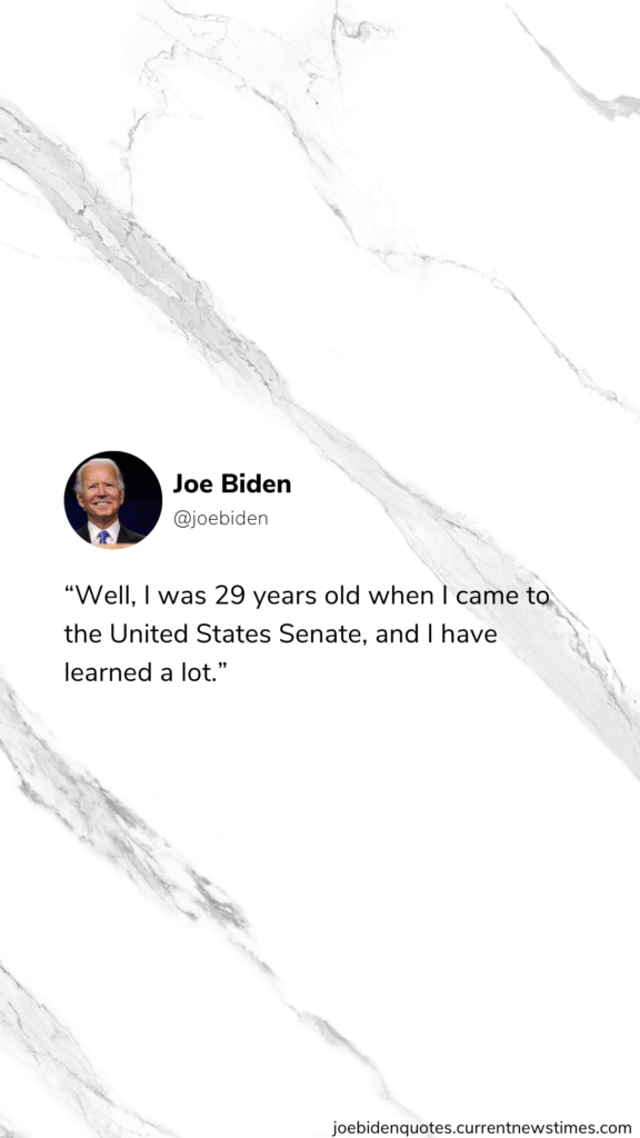 Joe Biden Quotes about Success